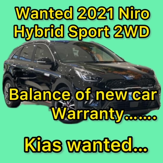 sell my Kia Niro Hybrid Sport 2wd 2021
