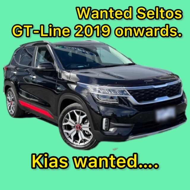 sell my Kia Seltos GT Line 2019 2020