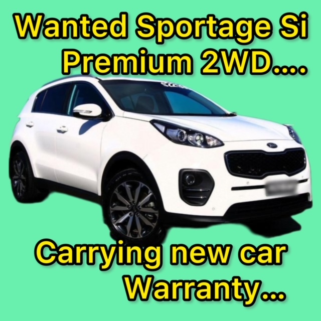selling my Kia Sportage Si Premium