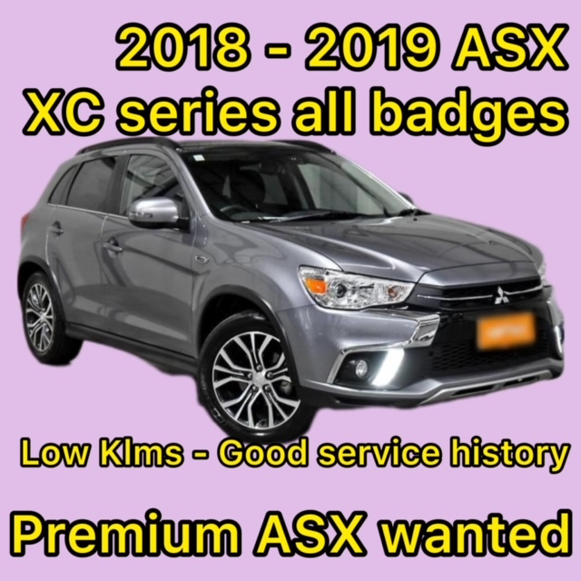 Sell my 2018 2019 Mitsubishi ASX XC Series in Sydney