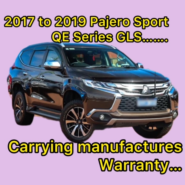 Sell my Mitsubishi Pajero Sport QE Series GLS in sydney