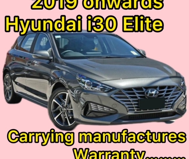 sell my Hyundai 2019 i30 Elite