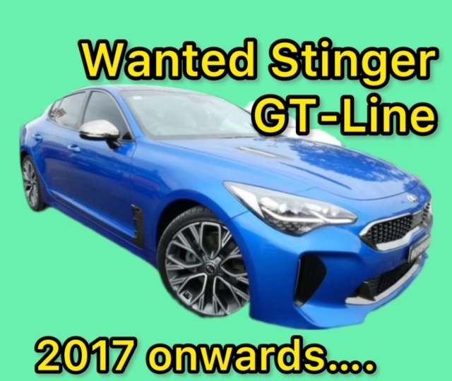 Cash for my Kia Stinger