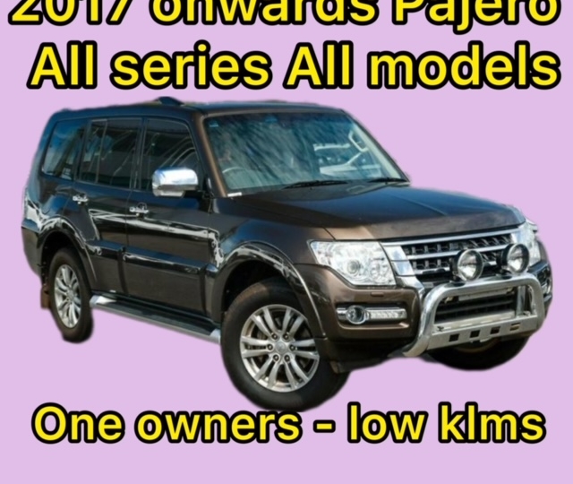 Cash for my 2017 Mitsubishi Pajero