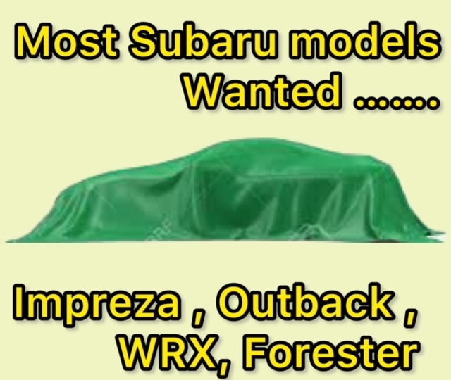 We buy most Subaru models in Sydney